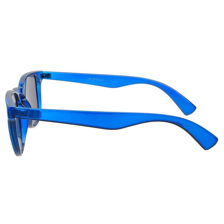 2017 Crystal Shiny Blue Round Shape Fashion Sunglasses