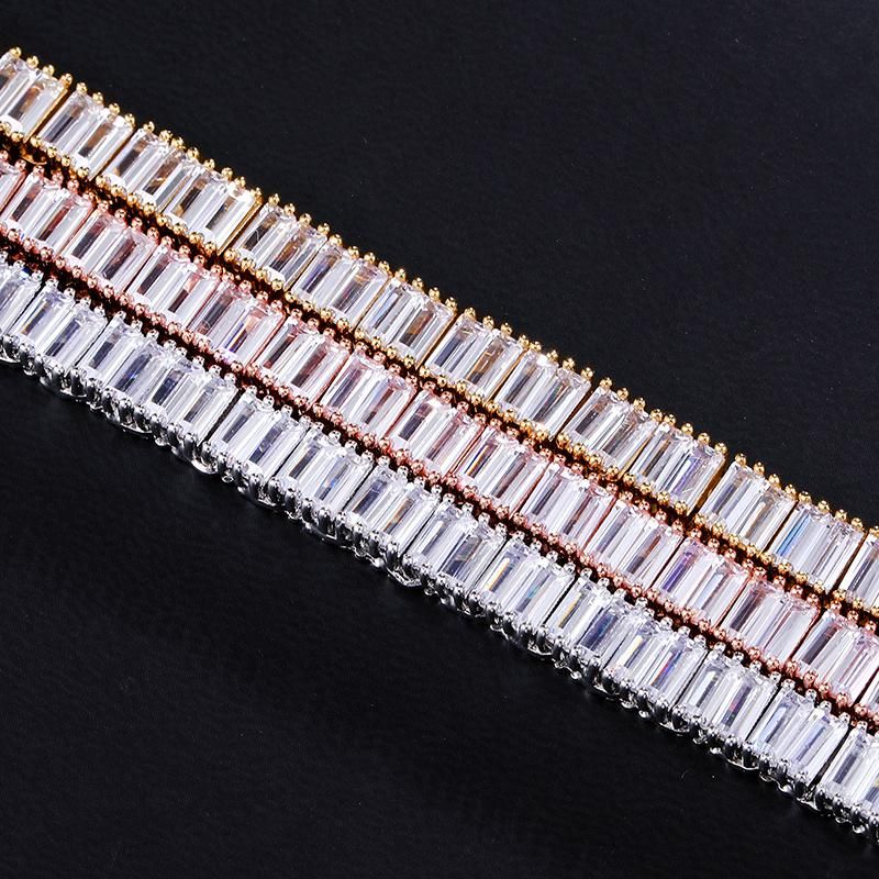European and American Rectangle Copper Jewellery Necklace