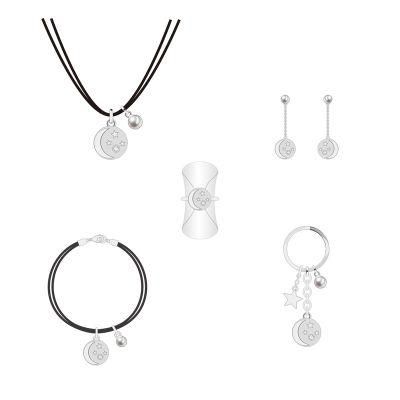 Obm High Quality Universe Series Earth Moon Stars Jewelry Set