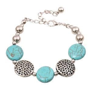 Turquoise Pendent Charms Design Fashion Bracelet