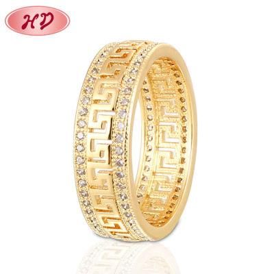 Fashionable Costume Diamond 18K White Gold Latest New Model Wedding Rings Jewelry Designs Wholesale