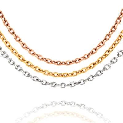 0.35/0.4/0.5/0.6/0.8mm Joyas De Acero Inoxidable Stainless Steel Jewelry Chain Necklace for Jewelry Making