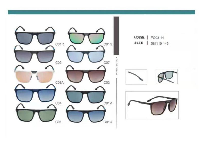 Stock Square Fashion Latest Sunglasses Women Sun Glasses Gradient Color Tr90 Sunglasses