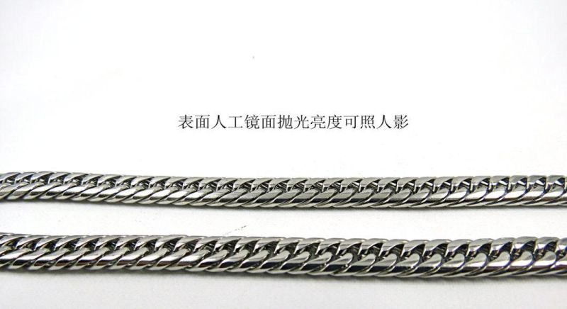 8.5mm Chain Round Edge Necklace for Fashion Jewellery