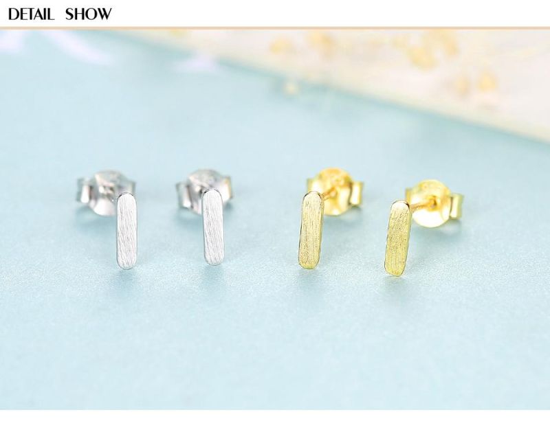 Minimalist Style Sterling Silver 925 Ear Studs