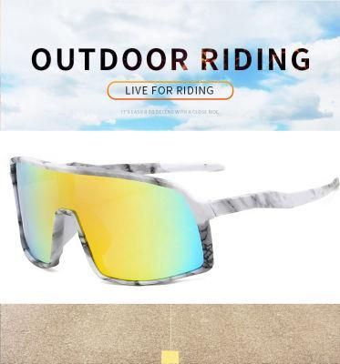 Big Frame PC Lens Windproof Cycling Sport UV400 Protection Outdoor Sunglasses for Men Women