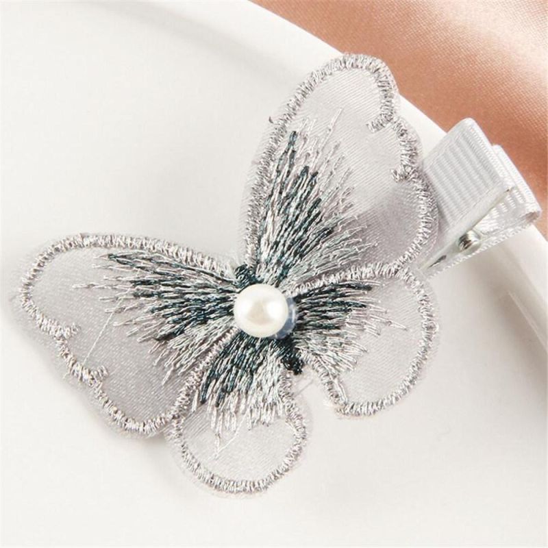 Dgirls Beauty Tools Butterfly Peanut Shape Fashion Hair Clip