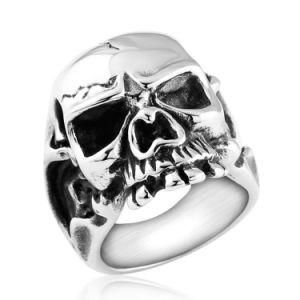 Punk Gothic Rock Biker Vintage 316L Stainless Steel Skull Ring