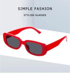2021 Small Rectangle Sunglasses Women Vintage Tortoiseshell Sunglass