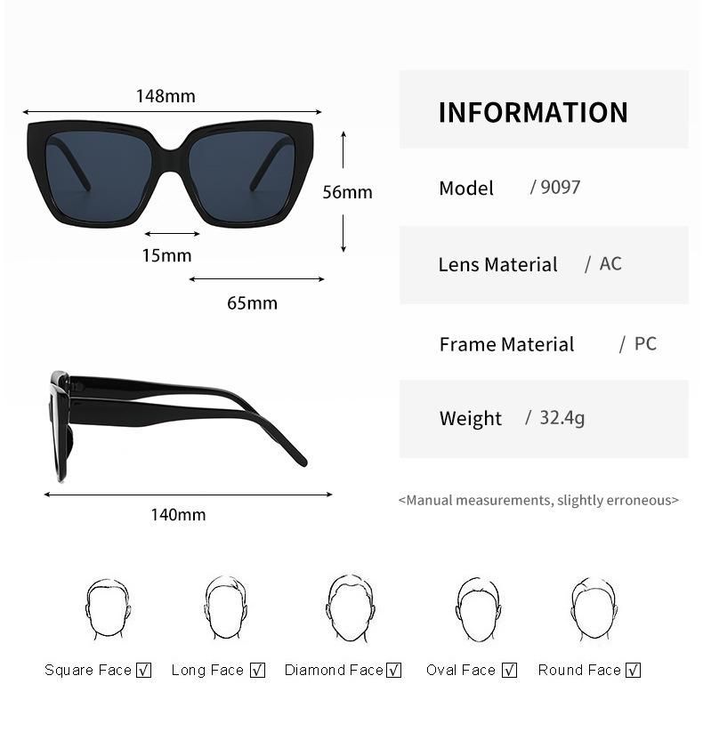 Women Lady Hot Selling Wholesale Sun Glasses Colorful Cat Eye Retro Shades Frame Trendy Fashion Sunglasses