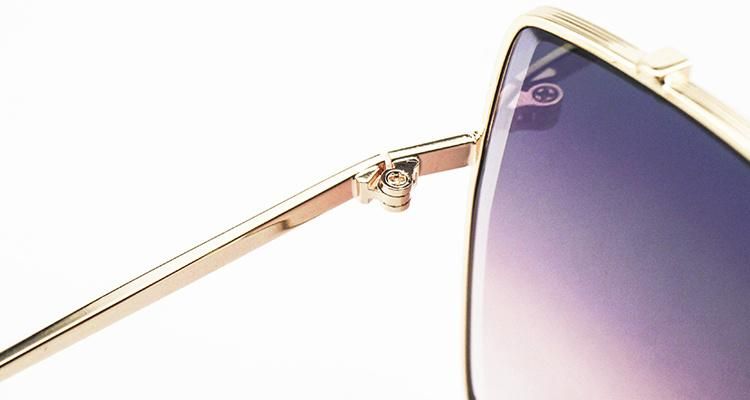 Square Metal Frame Wholesale Sunglasses for Women