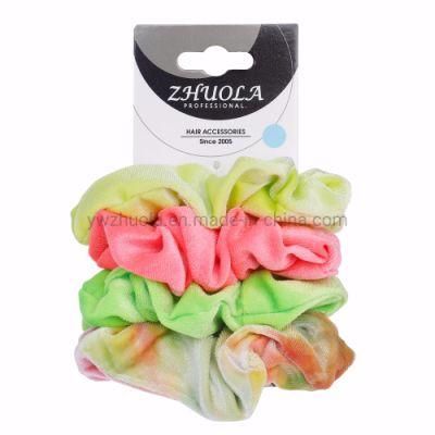 Fashion Neon Velvet Scrunchies Set Wholesale