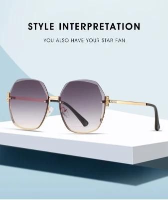 2021 Trendy Rectangle Shape Frame Fashion Sunglasses