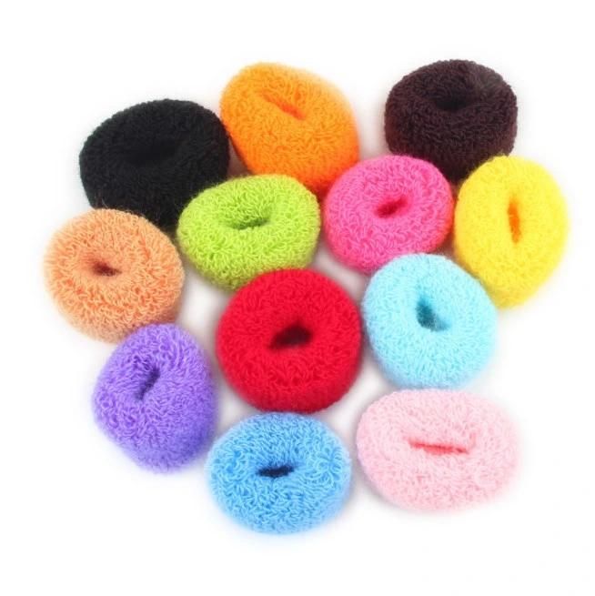 Korean Version of Ins High Elastic Candy Color Black Hair Ring Towel Hair Ring Rubber Band Hair Rope Hair Accessories