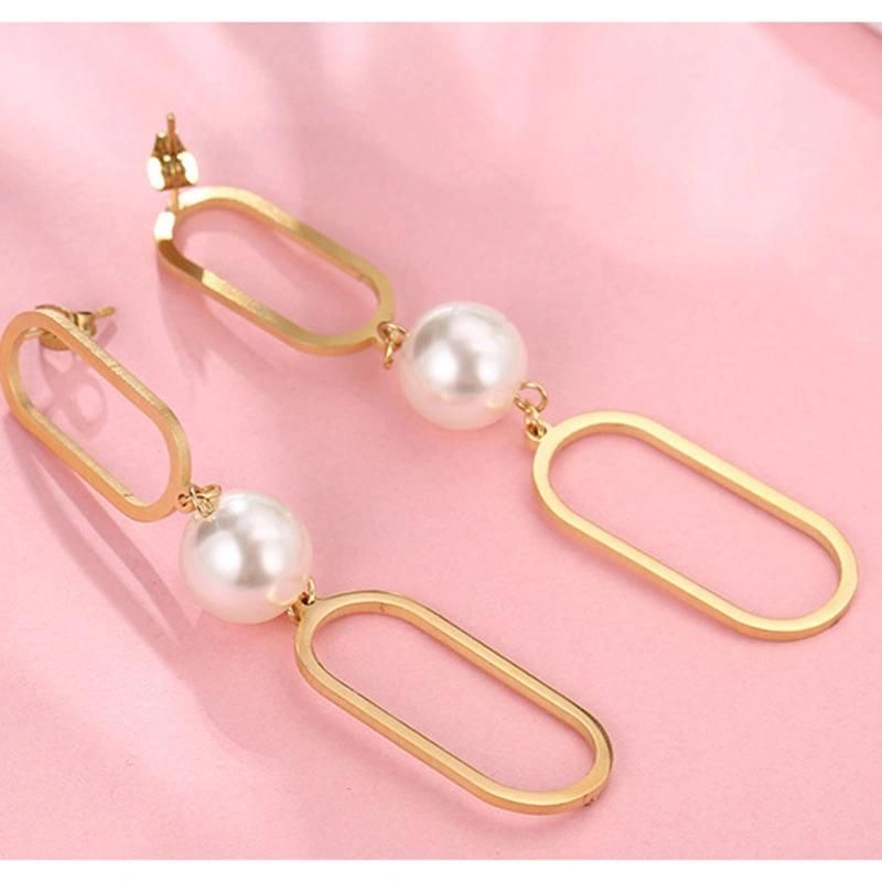 Fashion Square Geometric Long Drop Earring Jewelry