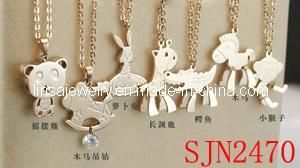 2013 Fashion Animal Design Rose Gold Stainless Steel Pendant Jewelry