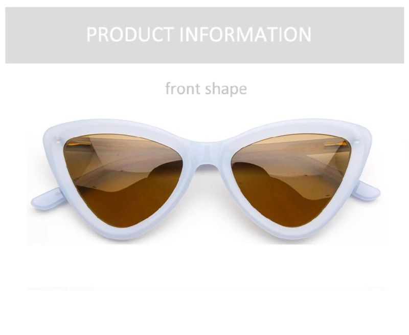 Fashion Design Trendy Shape UV400 Women Polarized Acetate Sunglasses 2022