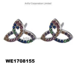 Hot Sale Multi-Color 925 Sterling Silver Earring