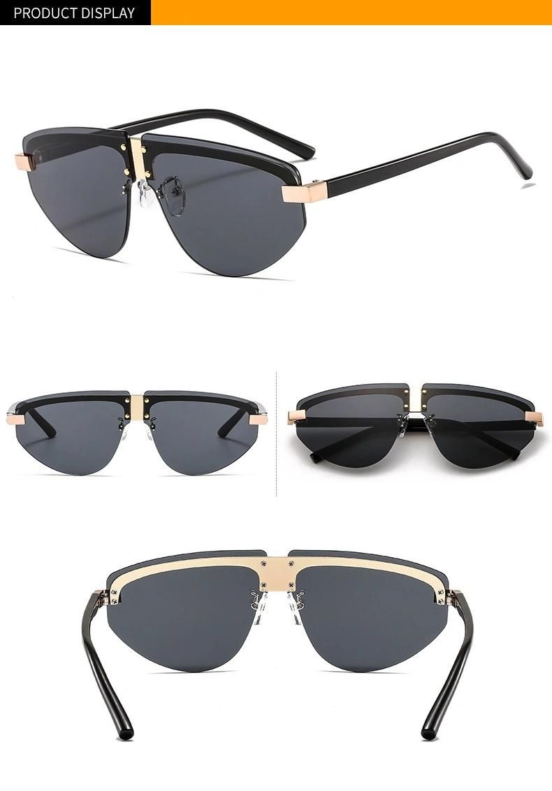 Women Luxury Wholesale Brand Designer Black High Quality Sunglasses