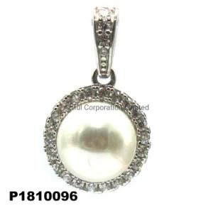 Fashion Jewelry/Silver Pendant/Fashion Pearl Pendant/