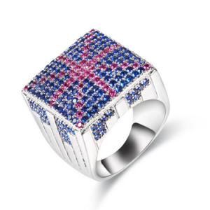 Gorgeous Fashion Elegant UK Flag Luxury Ring Jewelry