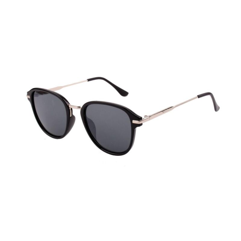2018 Rounded Fashionable Sunglasses with Metal Mixture