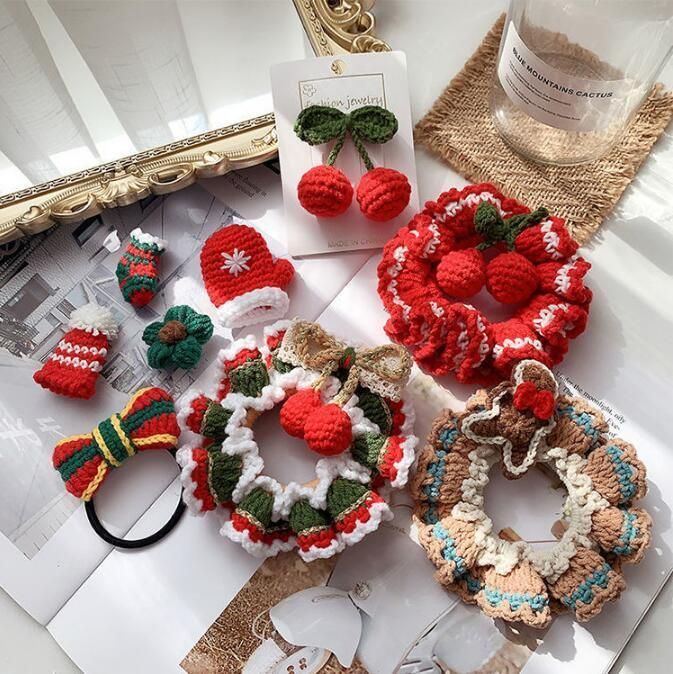 Hair Ponytail Holder Crochet Customized