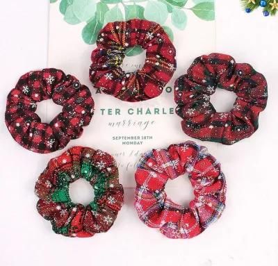 Hot Linen Fabric Autumn and Winter Christmas Hair Bands