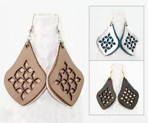 Amazon and Ebay Hot Sale Mini PU and Leather Earring