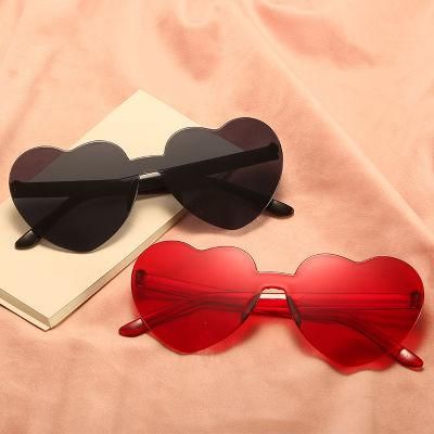 Heart Shape Sunglasses Cheap Sun Glasses UV400