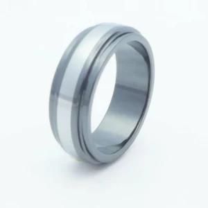 Black Men&prime;s Tungsten Ring Wedding Rings Jewelry