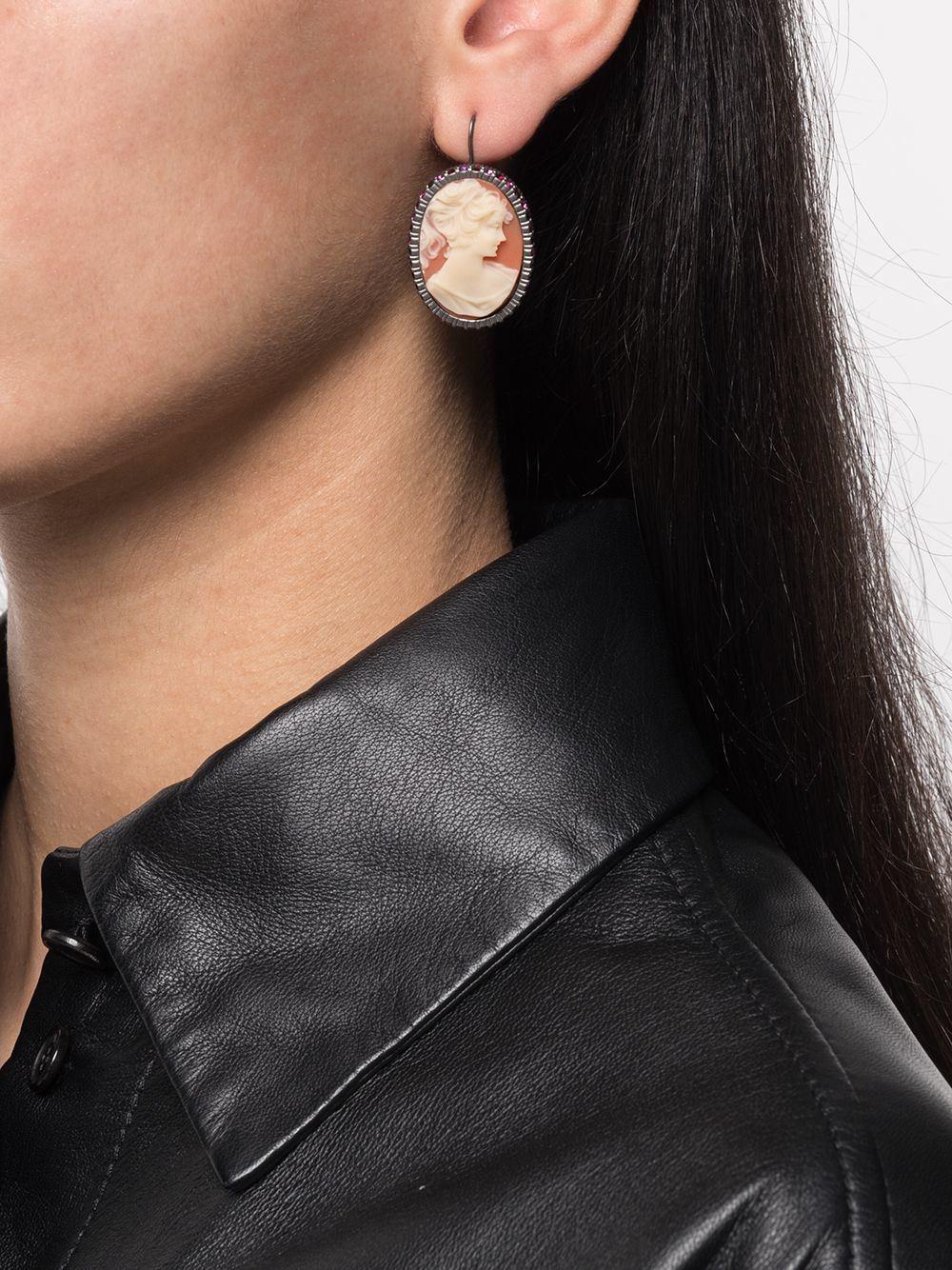 Fashion Vintage Human Head Earrings Jewelry