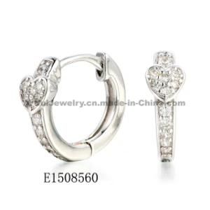 New Fashion 925 Sterling Silver Huggie Earrings