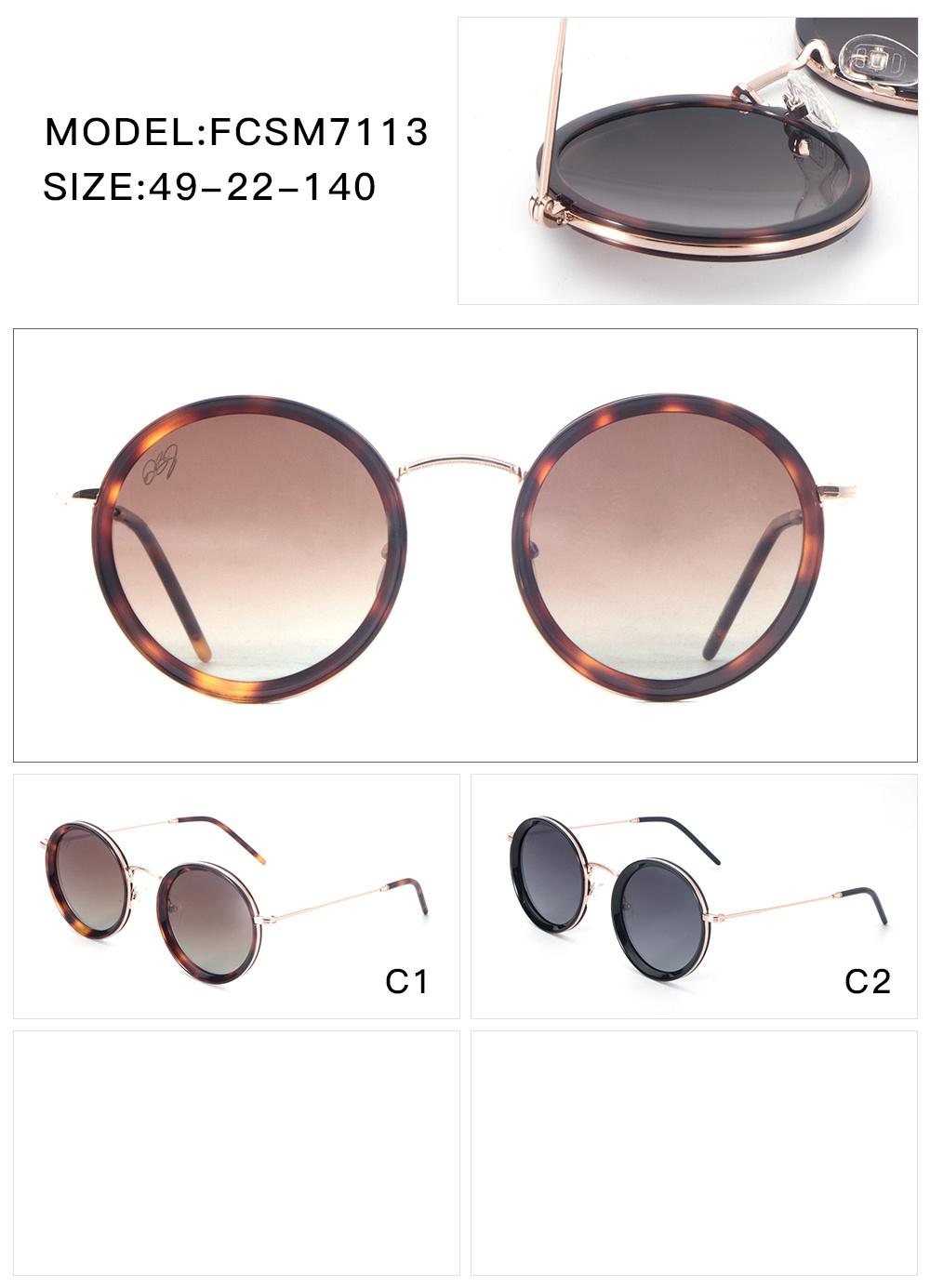 Europe Ce and USA FDA UV400 Protection Nice Quality Acetate Handmade Sunglasses