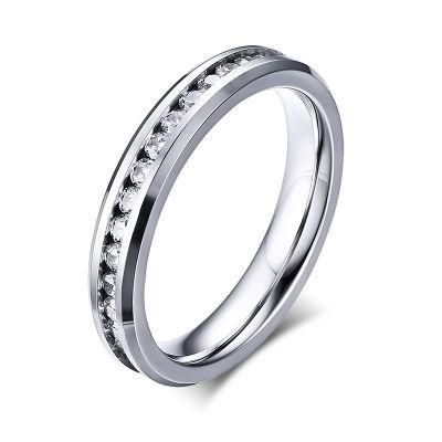 Value Engagement Wholesale Jewelry CZ Wedding 925 Sterling Silver Ring