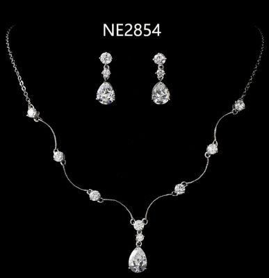 Wedding CZ Jewelry Set, Bridal CZ Jewelry Set, Elgant CZ Jewelry Set