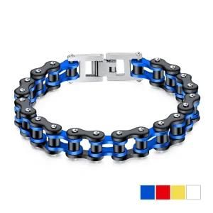 Personalized Rock Bicycle Chain &#160; Stainless Steel &#160; Bracelet &#160; for Men