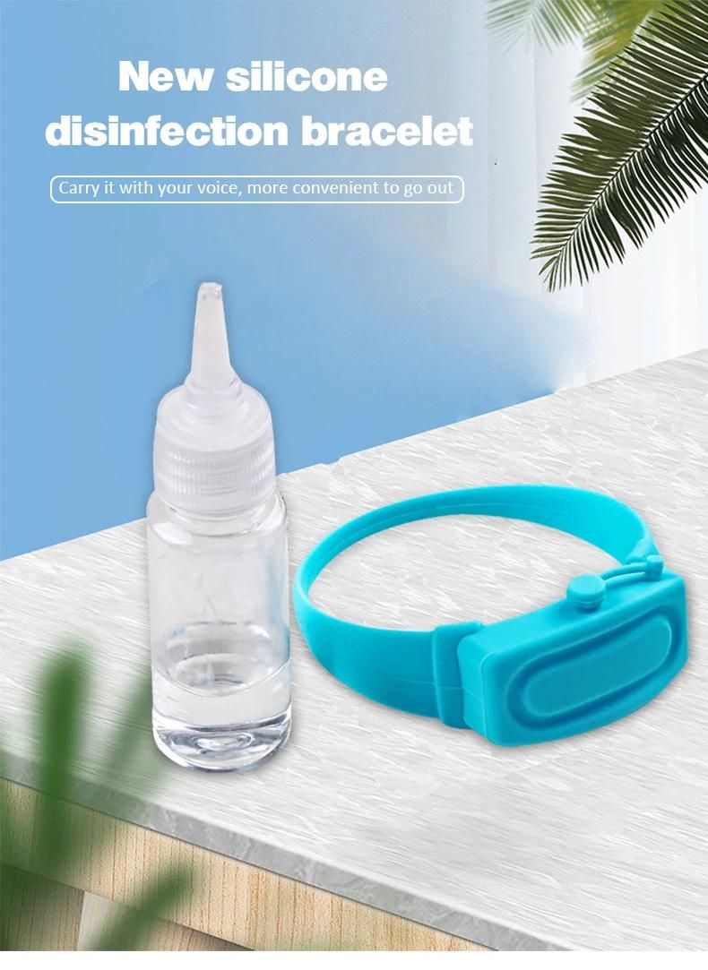 Sterilized Silicone Wristband Bracelet Portable Disposable Hand Sanitized Adjustable Bracelet