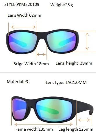 Wholesale OEM Unisex Custom Logo UV400 PC Sports Tac Polarized Sunglasses for Men