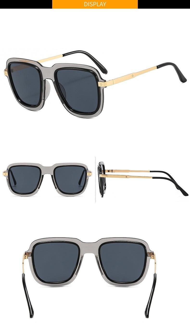 2022 Fashion Personality Retro PC Metal Sunglasses