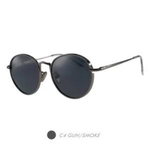 Metal New Fashion Sunglasses, Brand Replicas Round Frame M6019-04