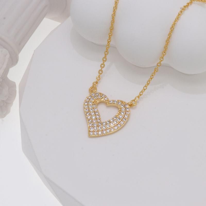 Wholesale Zircon Fashion Glamour Ladies Jewelry Necklace