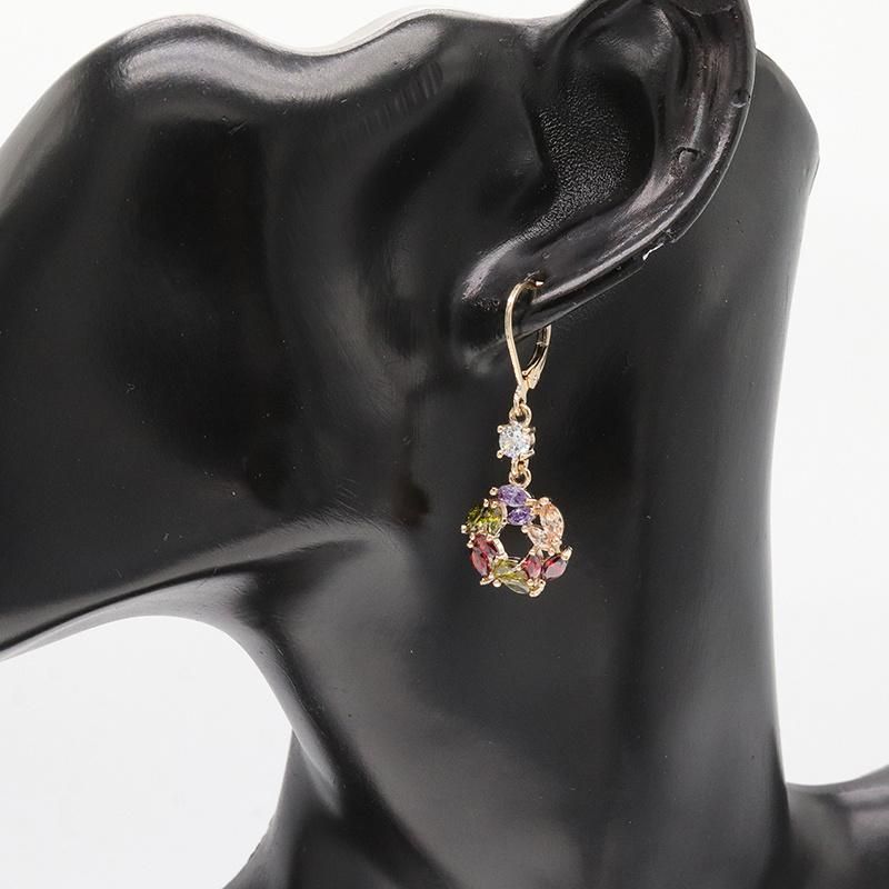 Korea CZ Earrings Fashion Ladies Pendant Earrings