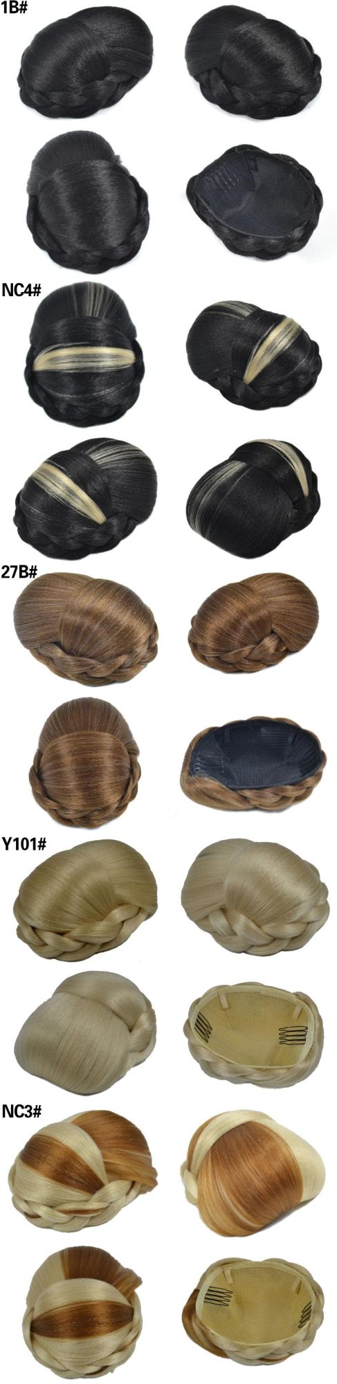 Best Selling High Quality Customized Multiple Dimensions Chignon Color Wig