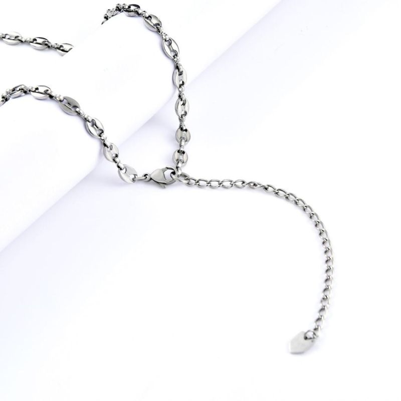 New Design Jewellery Custom Silver Color Necklace Fashion Jewelry with Pendant