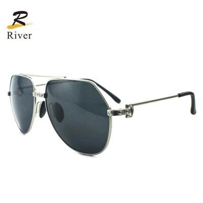 Unique Double Beam Design Stock Wholesale Polarized Men Sunglasses