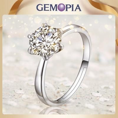 Fashion 925 Sterling Silver Fine Jewelry Ring with CZ Customized Design for Wholesale