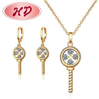 Hot Selling 18 K Gold Plating Wedding Jewelry Set for Women
