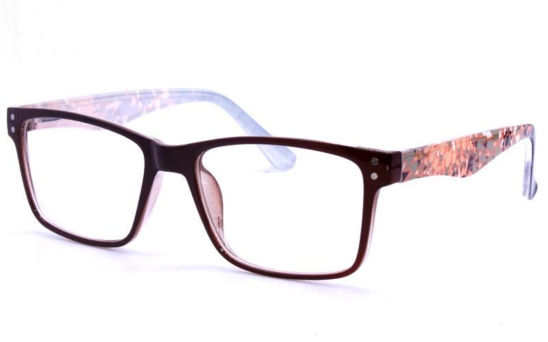 Good Quality and Competitive Price Multicolor with Stamping Temples Blue Light Rectangle Plastic Reading Glasses