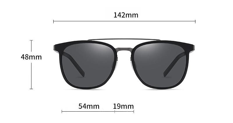 Tac Polarized Classic Metal Tr90 Frame Fashion Women Men Sunglasses 3356